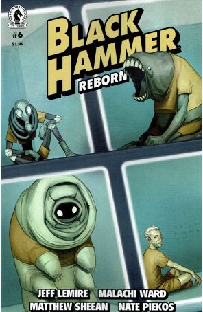 Black Hammer: Reborn 6A published by Dark Horse with cover art by Caitlin Yarsky
