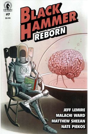 Black Hammer: Reborn 7A published by Dark Horse with cover art by Caitlin Yarsky