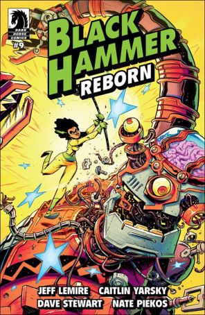 Black Hammer: Reborn 9B published by Dark Horse with cover art by Aaron Conley