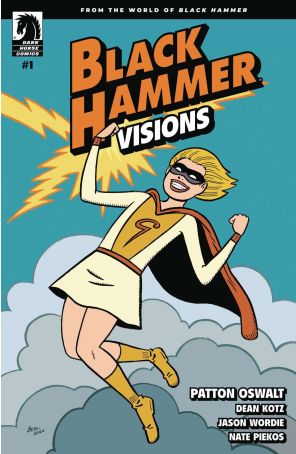 Black Hammer: Visions 1B published by Dark Horse with cover art by Gilbert Hernandez