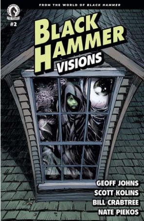 Black Hammer: Visions 2B published by Dark Horse with cover art by Sian Mandrake