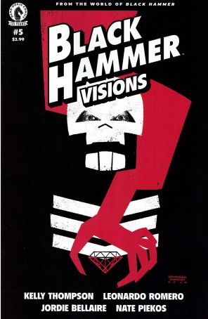 Black Hammer: Visions 5A published by Dark Horse with cover art by Leonardo Romero