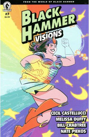 Black Hammer: Visions 7A published by Dark Horse with cover art by Veronica Fish