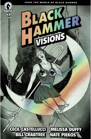 Black Hammer: Visions 7 published by Dark Horse with cover art by Melissa Duffy