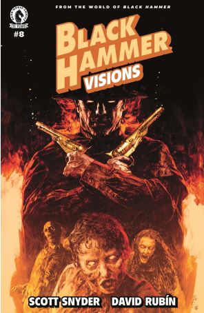 Black Hammer: Visions 8A published by Dark Horse with cover art by Patric Reynolds and Luis NCT