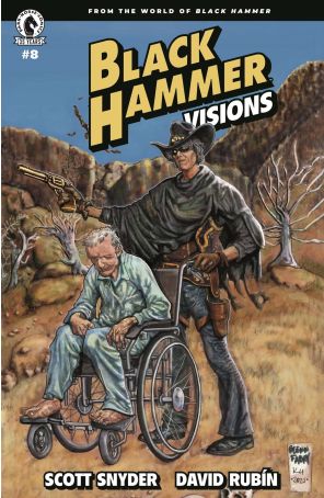 Black Hammer: Visions 8B published by Dark Horse with cover art by Glenn Fabry and Karen Holloway