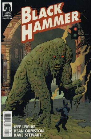 Black Hammer 10 published by Dark Horse with cover art by Dean Ormston