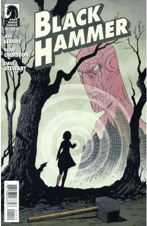 Black Hammer 11 published by Dark Horse with cover art by Dean Ormston