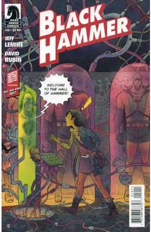 Black Hammer 12 published by Dark Horse with cover art by David Rubin