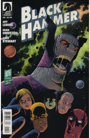 Black Hammer 13 published by Dark Horse with cover art by David Rubin