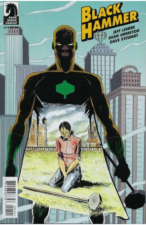 Black Hammer 7A published by Dark Horse with cover art by Jeff Lemire