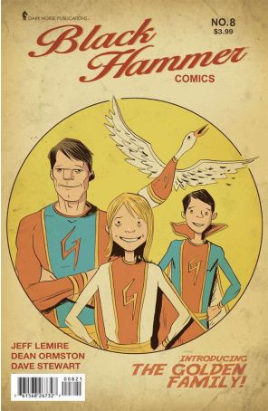 Black Hammer 8A published by Dark Horse with cover art by Jeff Lemire