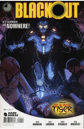 Blackout 1 published by Dark Horse with cover art by Micah Kaneshiro