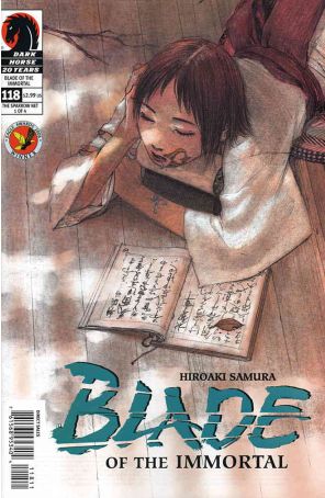 Blade of the Immortal 118 published by Dark Horse with cover art by Hiroaki Samura