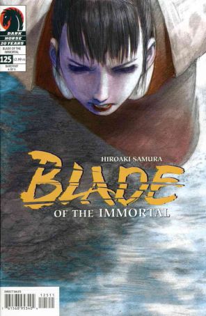 Blade of the Immortal 125 published by Dark Horse with cover art by Hiroaki Samura