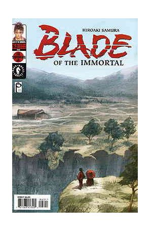 Blade of the Immortal 63 published by Dark Horse with cover art by Hiroaki Samura