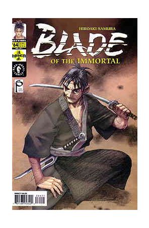 Blade of the Immortal 64 published by Dark Horse with cover art by Hiroaki Samura