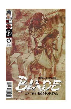 Blade of the Immortal 70 published by Dark Horse with cover art by Hiroaki Samura