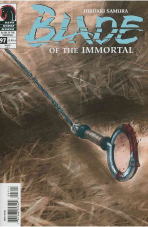 Blade of the Immortal 97 published by Dark Horse with cover art by Hiroaki Samura