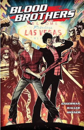 Blood Brothers (DH) TPB 1 published by Dark Horse with cover art by Dan Jackson