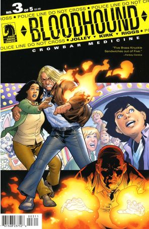 Bloodhound: Crowbar Medicine 3 published by Dark Horse with cover art by Leonard Kirk