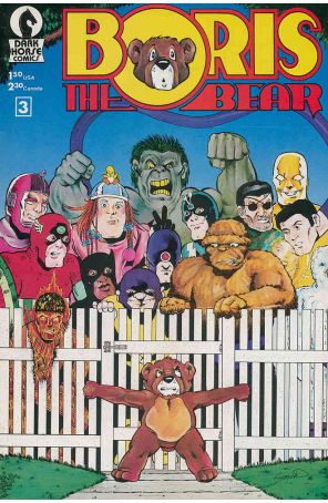 Boris the Bear 3 published by Dark Horse with cover art by James Dean Smith