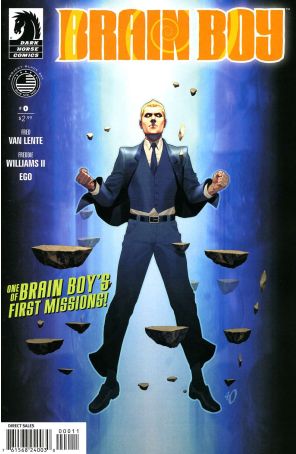 Brain Boy (Project Black Sky) 0 published by Dark Horse with cover art by Ego