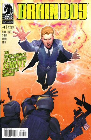 Brain Boy (Project Black Sky) 1 published by Dark Horse with cover art by Ariel Olivetti
