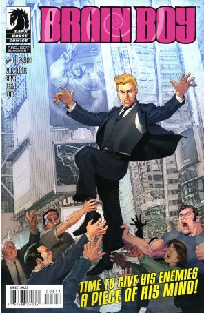 Brain Boy (Project Black Sky) 3 published by Dark Horse with cover art by Ariel Olivetti