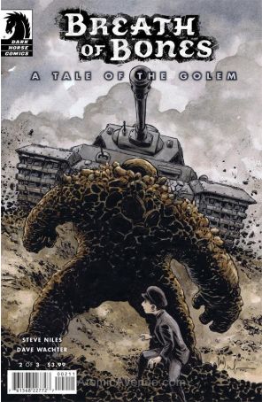 Breath of Bones: A Tale of the Golem 2 published by Dark Horse with cover art by Dave Wachter