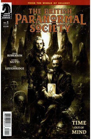 British Paranormal Society: Time Out of Mind 1 published by Dark Horse with cover art by Sebastian Fiumara
