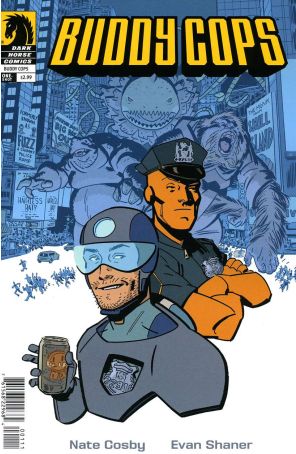 Buddy Cops 1 published by Dark Horse with cover art by Evan Shaner