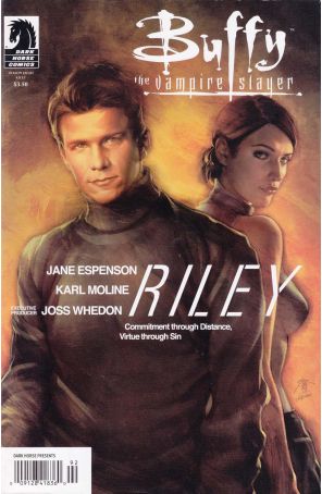 Buffy The Vampire Slayer: Riley 1 (Newsstand) published by Dark Horse with cover art by Jo Chen