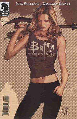 Buffy the Vampire Slayer Season 8 1 (3rd) published by Dark Horse with cover art by Jo Chen