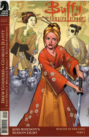 Buffy the Vampire Slayer Season 8 12A published by Dark Horse with cover art by Georges Jeanty