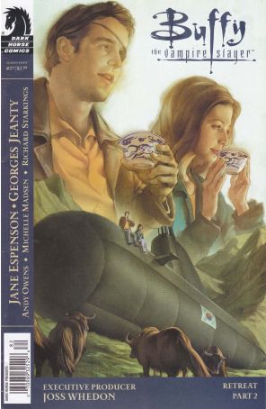 Buffy the Vampire Slayer Season 8 27 (Newsstand) published by Dark Horse with cover art by Jo Chen