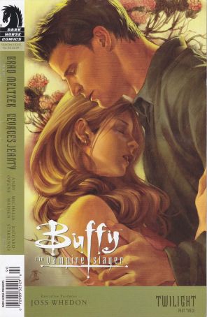 Buffy the Vampire Slayer Season 8 34 (Newsstand) published by Dark Horse with cover art by Jo Chen