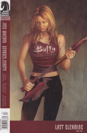 Buffy the Vampire Slayer Season 8 40 (Newsstand) published by Dark Horse with cover art by Jo Chen