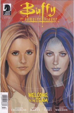 Buffy the Vampire Slayer Season 9 17 (Newsstand) published by Dark Horse with cover art by Phil Noto