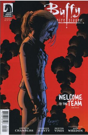 Buffy the Vampire Slayer Season 9 19A published by Dark Horse with cover art by Georges Jeanty