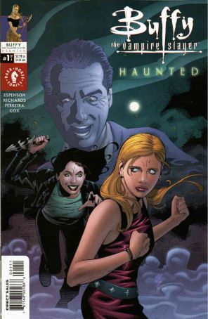 Buffy the Vampire Slayer: Haunted 1A published by Dark Horse with cover art by Cliff Richards