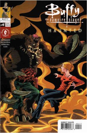 Buffy the Vampire Slayer: Haunted 4A published by Dark Horse with cover art by Cliff Richards