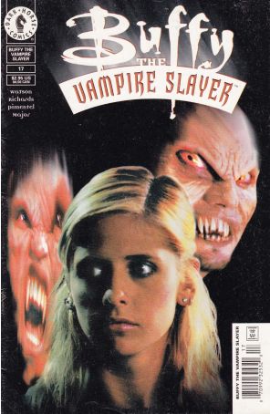 Buffy the Vampire Slayer 17 (Newsstand) published by Dark Horse with cover art by Photo