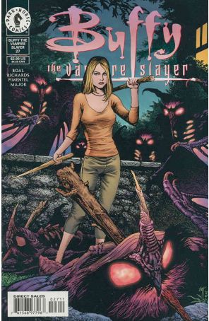Buffy the Vampire Slayer 27 published by Dark Horse with cover art by John Totleben