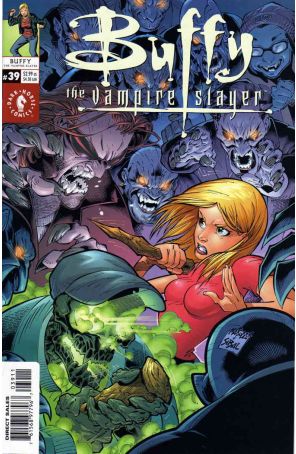 Buffy the Vampire Slayer 39 published by Dark Horse with cover art by Jeff Matsuda
