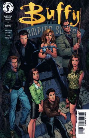 Buffy the Vampire Slayer 6 published by Dark Horse with cover art by Arthur Adams