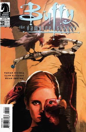 Buffy the Vampire Slayer 62 published by Dark Horse with cover art by Brian Horton
