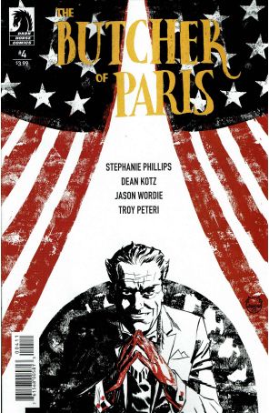 The Butcher of Paris 4 published by Dark Horse with cover art by Dave Johnson