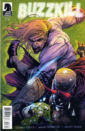 Buzzkill 3 published by Dark Horse with cover art by Geoff Shaw