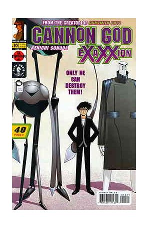 Cannon God Exaxxion 10 published by Dark Horse with cover art by Kenichi Sonoda